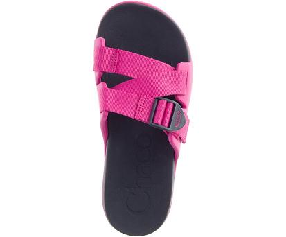 Slide Chacos Mujer Chillos Rojas Negras España ICLB32689